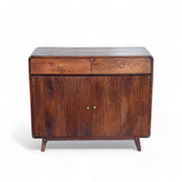 Kraft Bazaar Rodondo Sideboard (S) in American Walnut Finish 100x40x85Cm